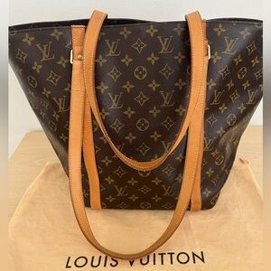 Louis Vuitton Monogram Sac Shopping Tote Large GM EUC Circa 2001